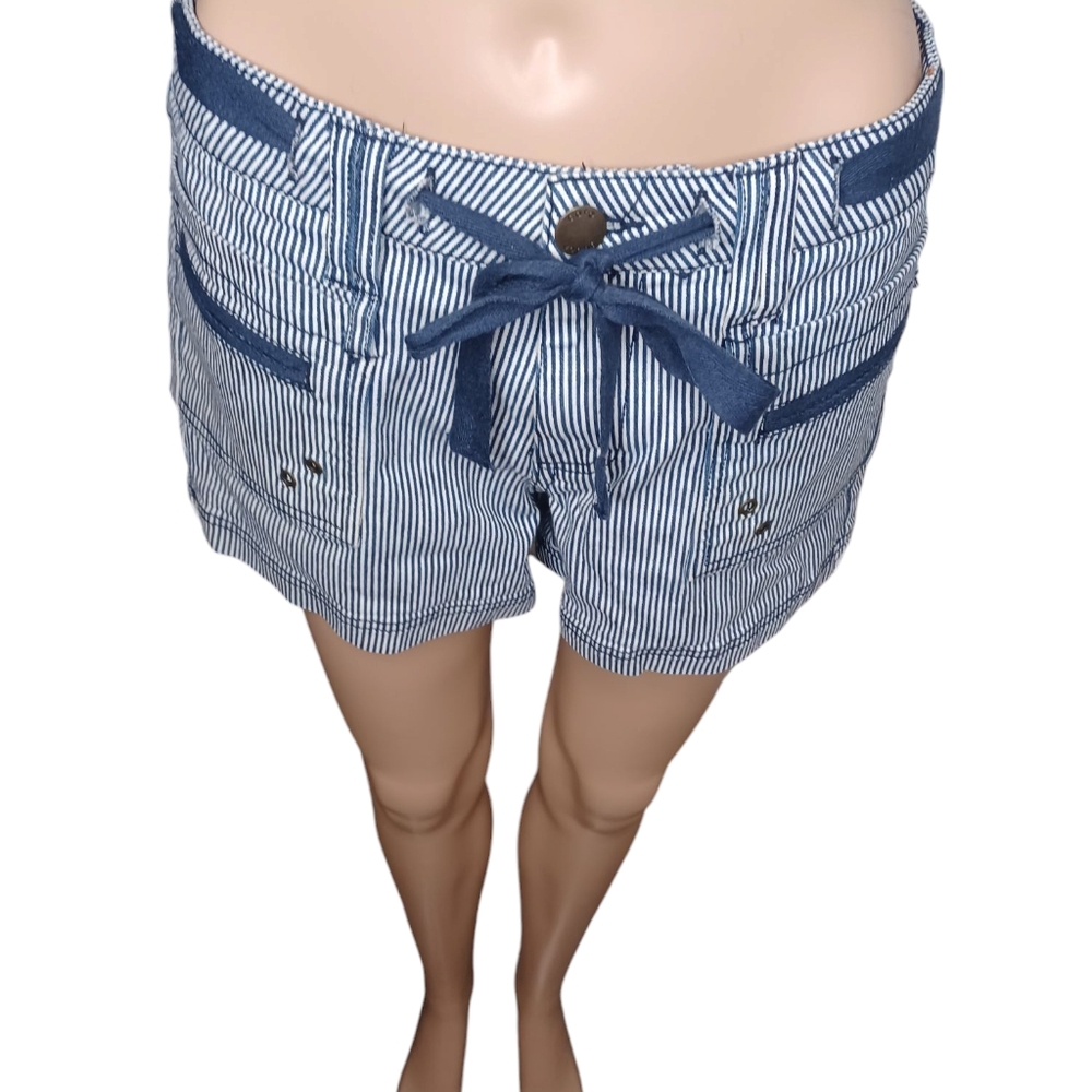 CATO Striped Blue Women's Shorts